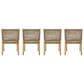 Hearth and Haven Outdoor Dining Chair in Cream (Set of 4), , large