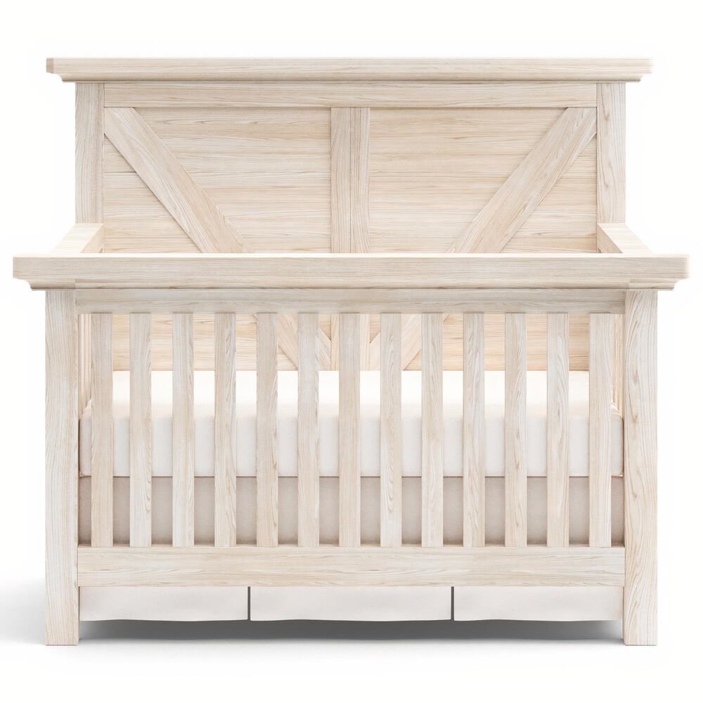 Eastern Shore Westfield 4-In-1 Convertible Crib in Brushed White, , large