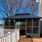 HOMLUX 12" x 14" Outdoor Sunroom Gazebo with Aluminum Frame in Gray, , large