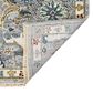 Amer Rugs Nuit Arabe 10" x 14" Deep Silver Area Rug, , large