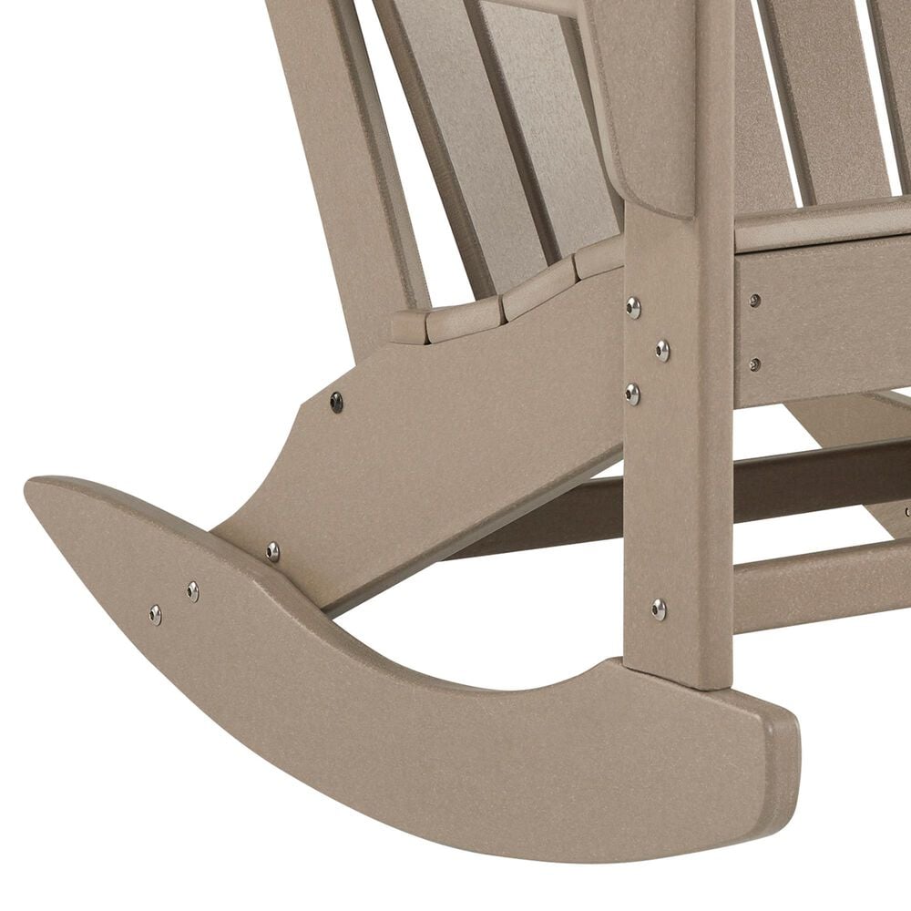 Ashley Sundown Treasure Patio Rocking Chair in Driftwood, , large