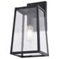 Vaxcel Sutton 1-Light Outdoor Wall Sconce in Matte Black, , large