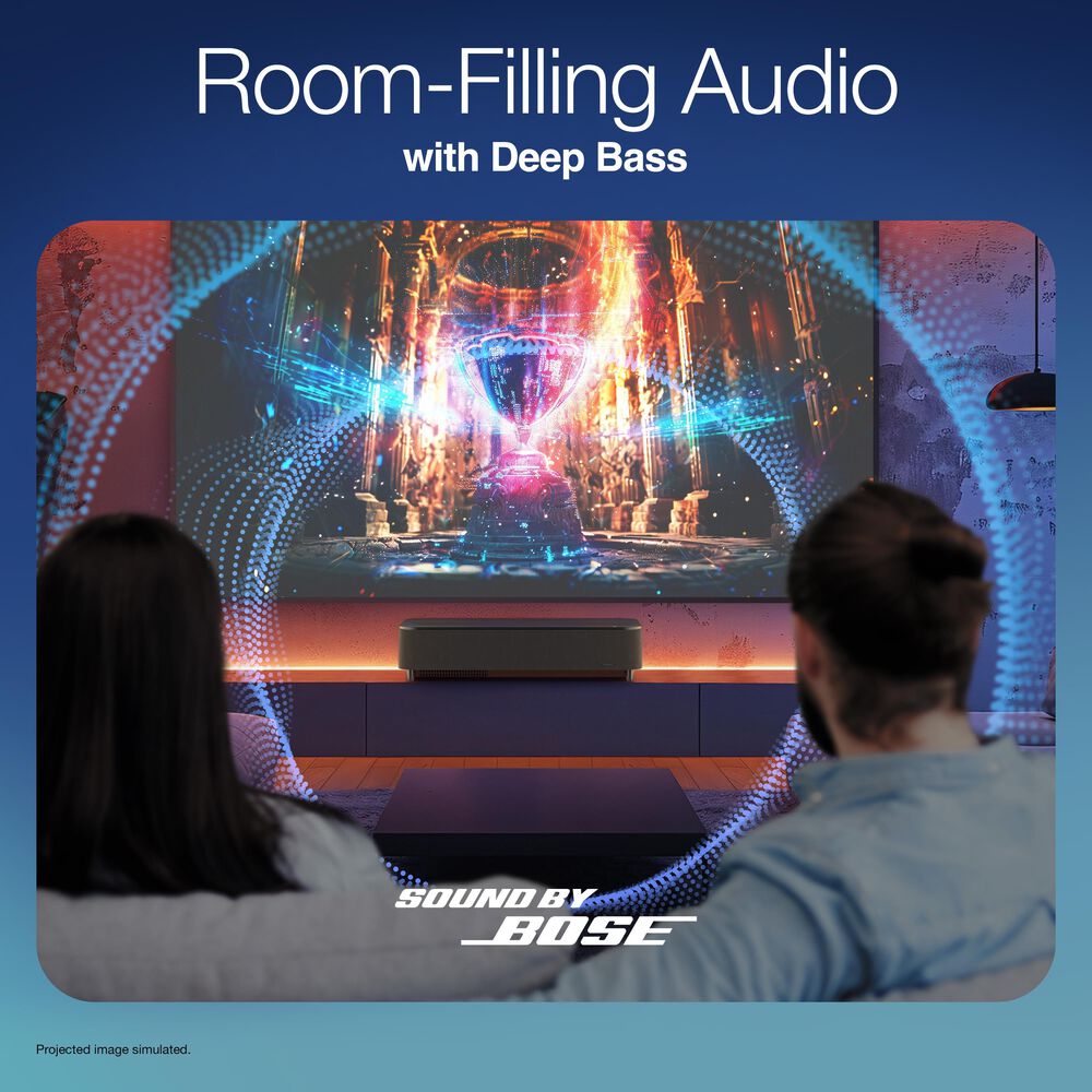Epson Lifestudio Grand Plus Ultra Short Throw Laser Projector in Black, , large