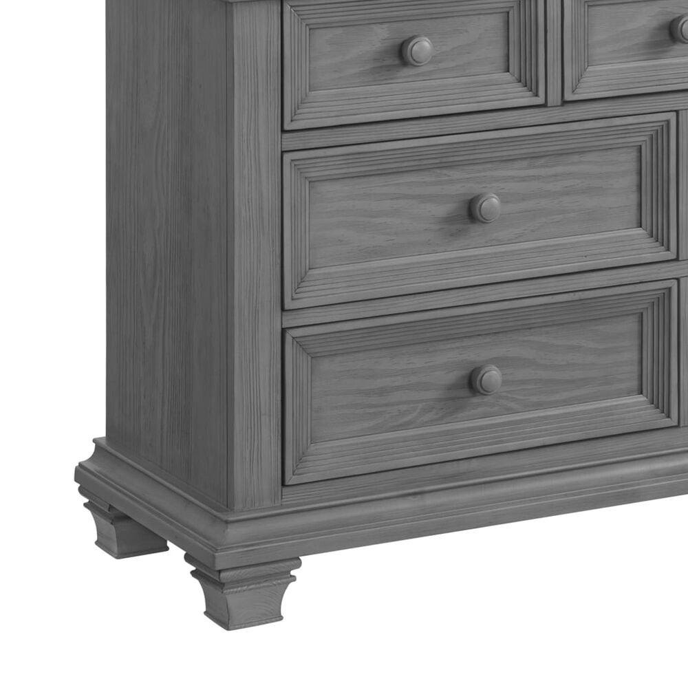 Oxford Baby Weston 7 Drawer Dresser and Changer Top in Dusk Gray, , large