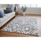 Feizy Mynka 5" x 8" Multicolor and Gray Area Rug, , large