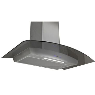 Zephyr Ravenna 30" Wall Hood with Smoke Gray Glass Canopy in Stainless Steel, , large