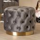 Baxton Studio Valeria Ottoman in Slate Grey, , large
