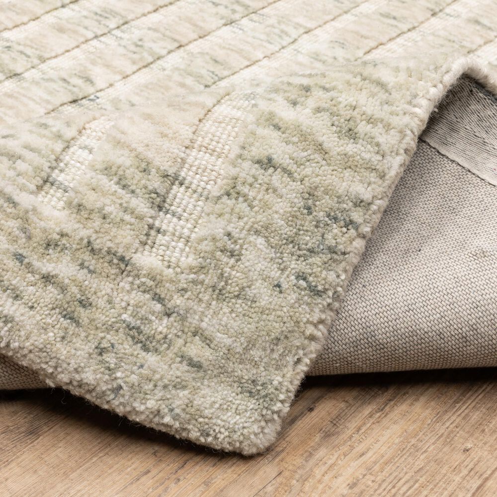 Oriental Weavers Thatcher Beige and Green 2'6" x 8' Runner, , large