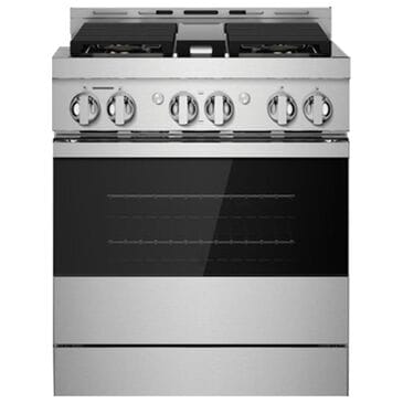 JennAir 30" Self-Cleaning Professional Gas Range in Black Glass and Stainless Steel, , large