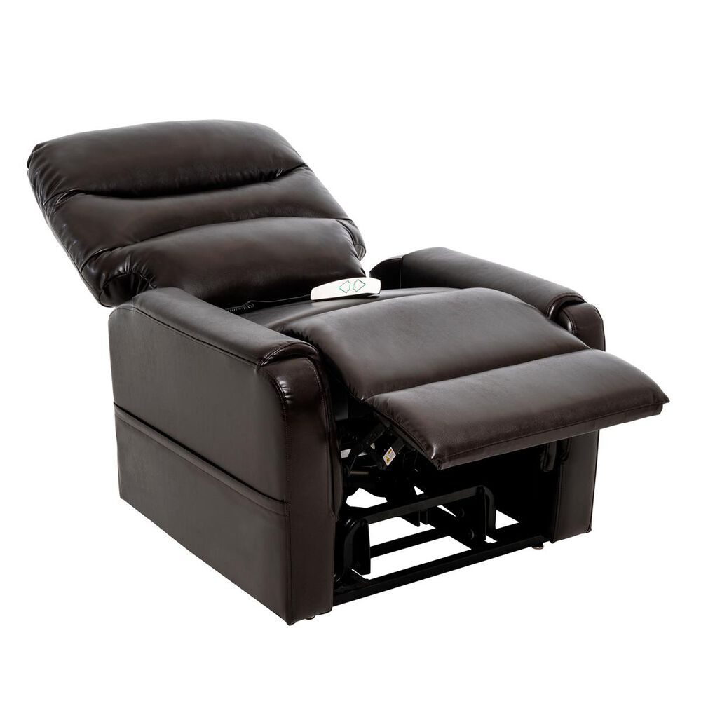 Mega Motion 3-Position Power Reclining Lift Chair in Chestnut Brown, , large
