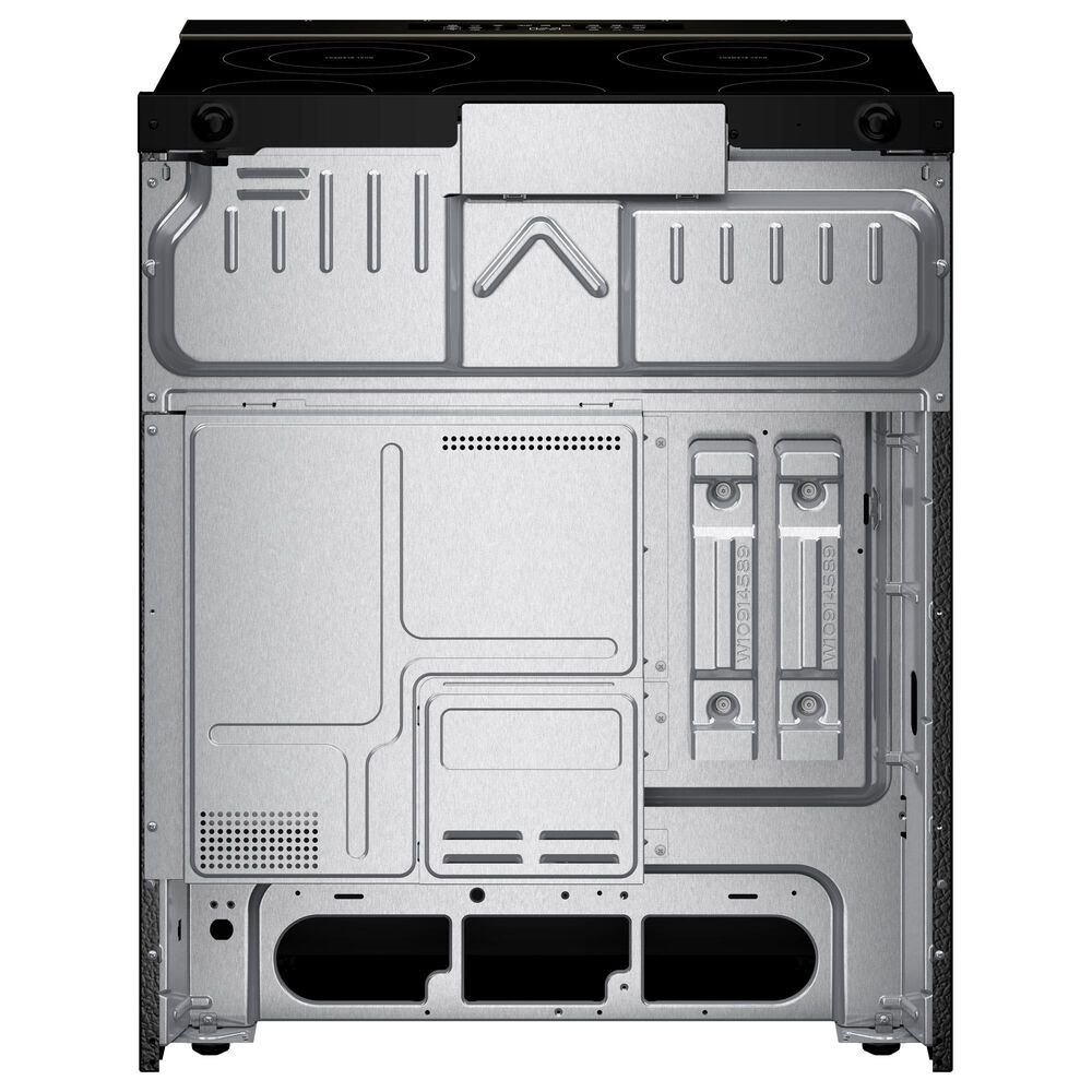 Whirlpool 30" Electric Smart Range in Black-on-Stainless Steel, , large