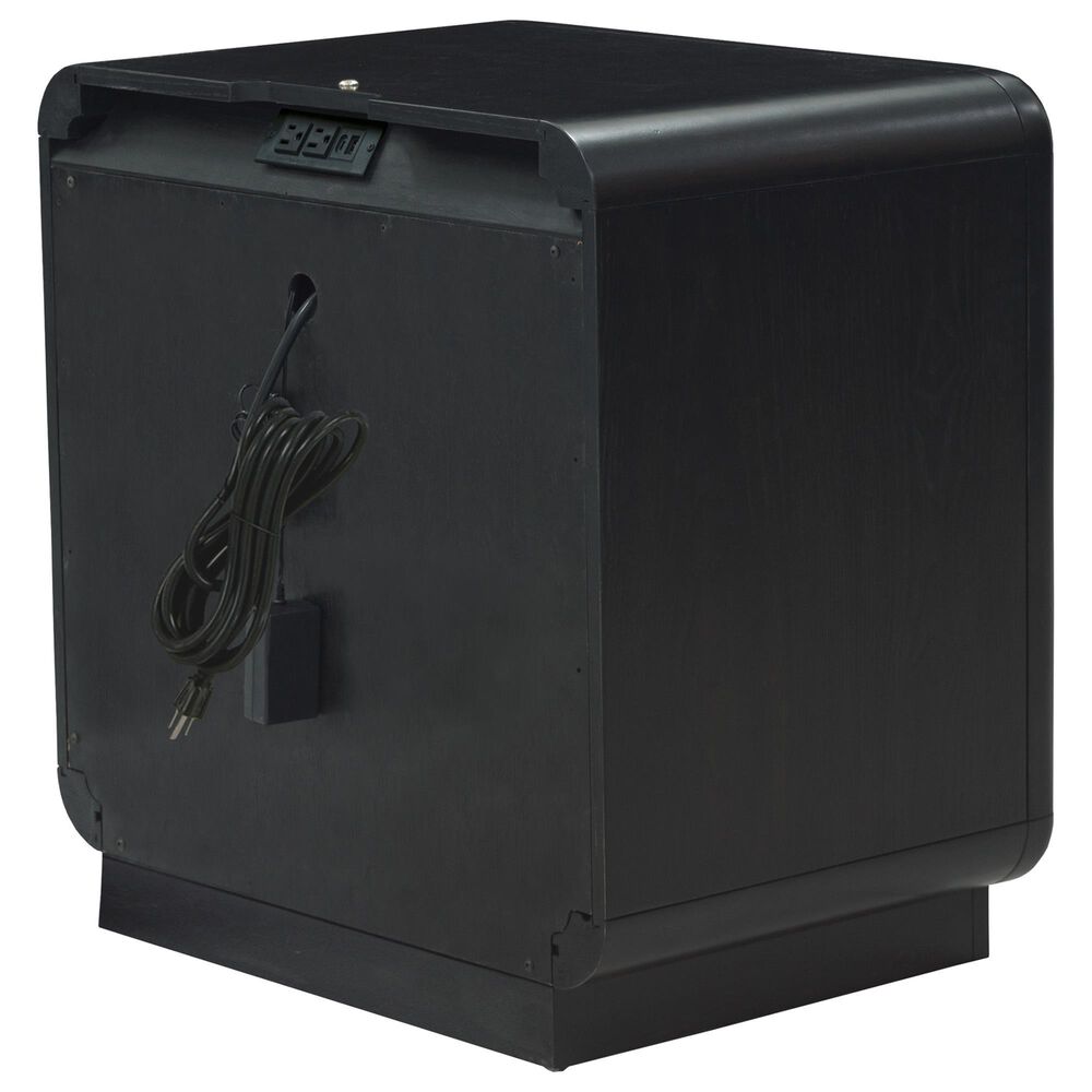 Millenium Rowanbeck Nightstand in Black, , large