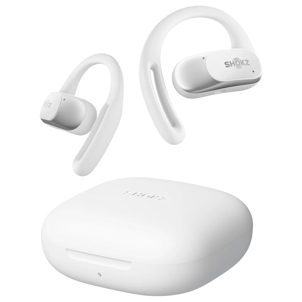 Shokz OpenFit Air Open-Ear True Wireless Earbuds in White, , large