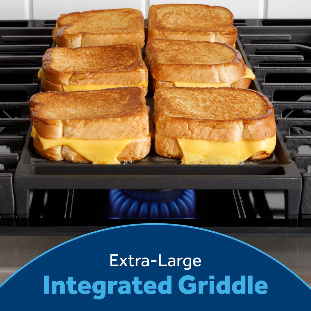 GE Appliances 5.3 Cu. Ft. Freestanding Natural Gas Range with Crisp Mode in Black, , large