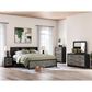 Ashley Broachmyn 4 Piece King Bookcase Bed Set in Black and Gray, , large