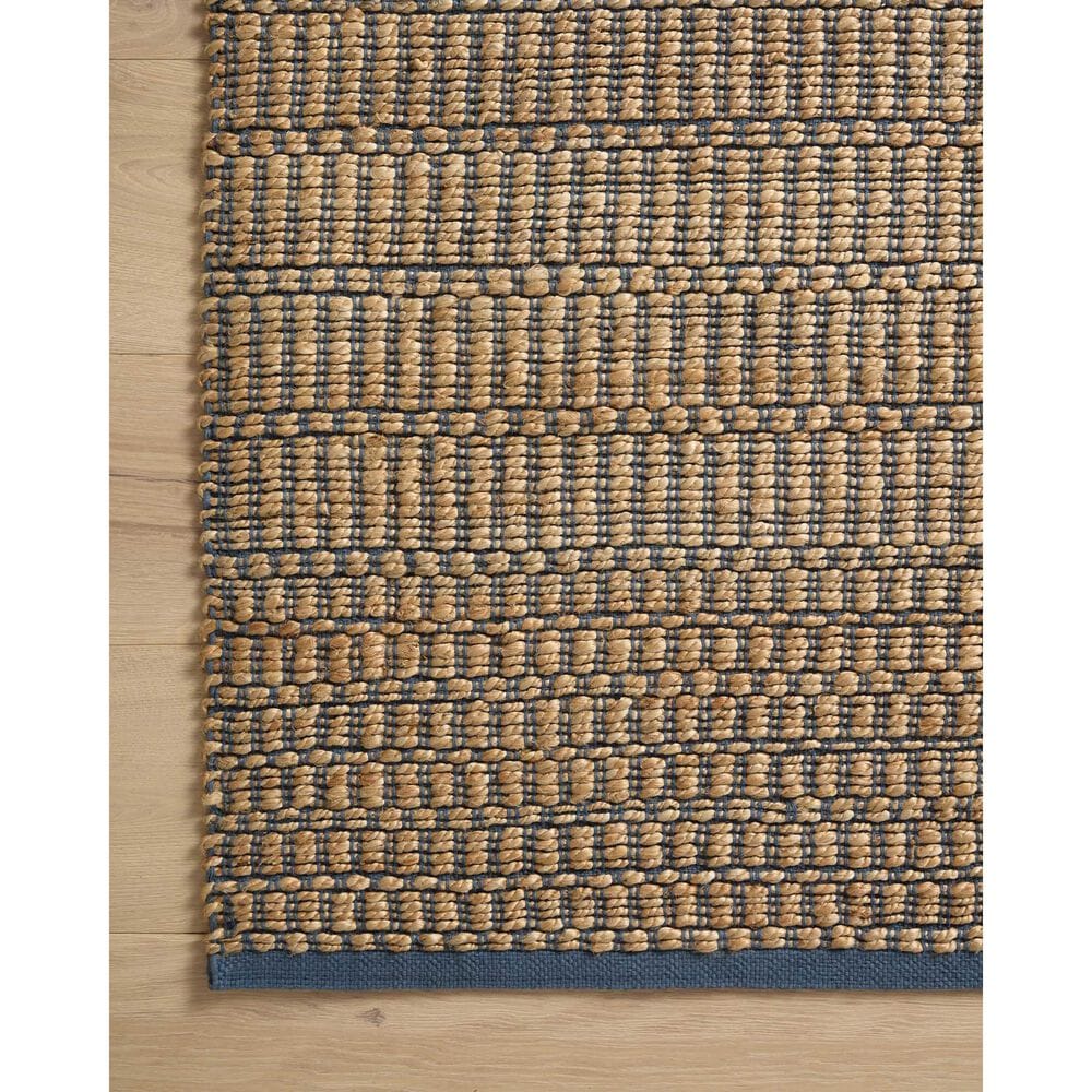 Angela Rose Colton 2&#39;6&quot; x 8&#39; Natural and Navy Runner, , large