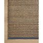 Angela Rose Colton 2"6" x 8" Natural and Navy Runner, , large