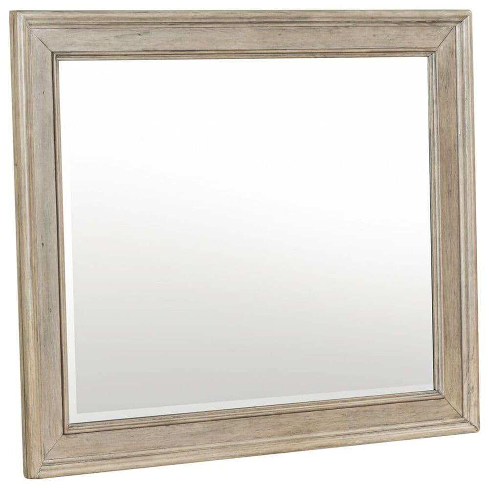 Belle Furnishings Rustic Traditions Landscape Mirror in Saddle Tan, , large