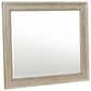 Belle Furnishings Rustic Traditions Landscape Mirror in Saddle Tan, , large