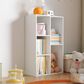 HOMLUX 5-Cube Reversible Storage Bookshelf in White, , large