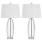 Cal Lighting Raisio Table Lamp in Clear and Chrome (Set of 2), , large