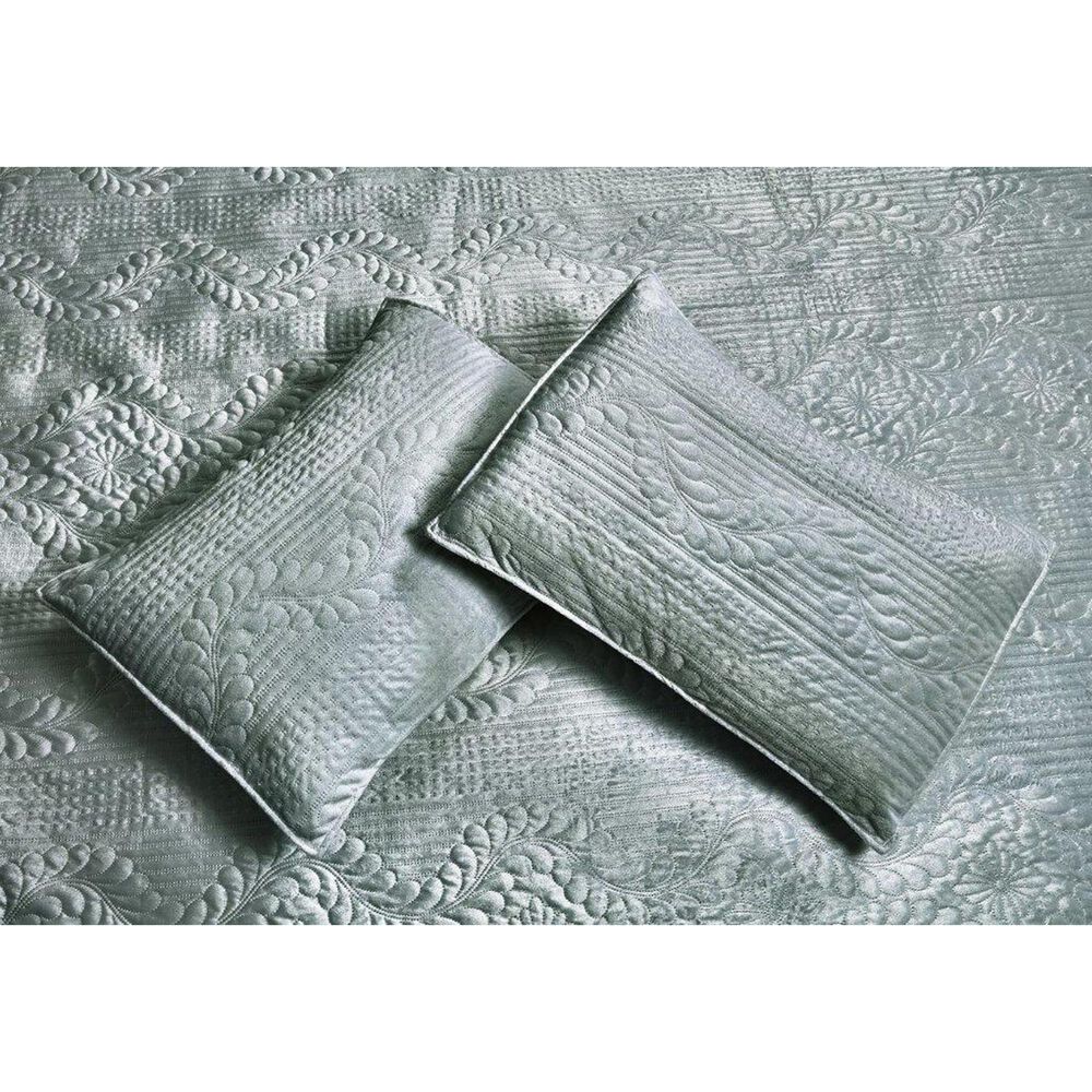 Duke Imports Virah Bella Micromink 3-Piece King Quilt Set in Diamond Knit Silver, , large