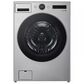LG 4.5 Cu. Ft. Front Load Washer and 7.4 Cu. Ft. Gas Dryer Laundry Pair in Graphite Steel, , large