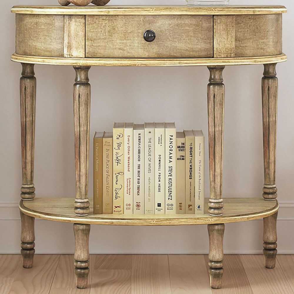 Butler Mozart Console Table in Antique Beige, , large