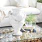 Maple and Jade 18" x 12" Farmhouse Amphora Vase in Distressed Ivory White, , large