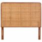 Baxton Studio Caspia Queen Headboard in Light Honey and Red Teak, , large
