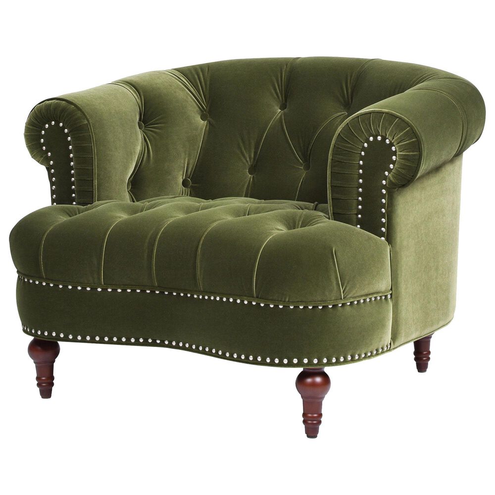 Jennifer Taylor Home La Rosa Accent Chair in Olive Green, , large
