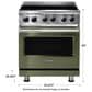 Viking Range 30" Induction Range with 4 Elements in Cypress Green, , large