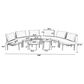 HOMLUX 8-Piece Patio Sofa Furniture Set in Gray, , large