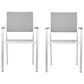 Zuo Modern Metropolitan Arm Chair in Silver (Set of 2), , large