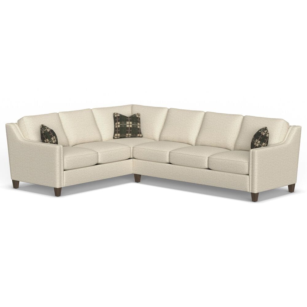 Flexsteel Finley 2-Piece Left Facing Sectional in Oatmeal, , large