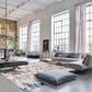 Radici USA Dora 6" x 9" Slate, Gray and Silver Area Rug, , large