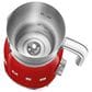 Smeg 20 Oz Retro Style Milk Frother in Red and Polished Chrome, , large