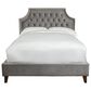 Simeon Collection Jasmine Queen Upholstered Bed in Flannel, , large