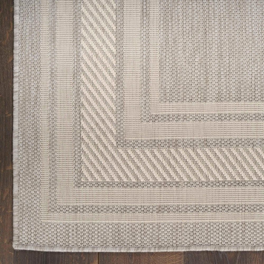 Nourison Horizon HOZ03 Grey 10&#39; x 14&#39; Indoor/Outdoor Area Rug, , large