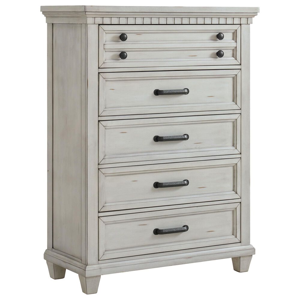 Mayberry Hill McCoy 5-Drawer Chest in Antique White, , large
