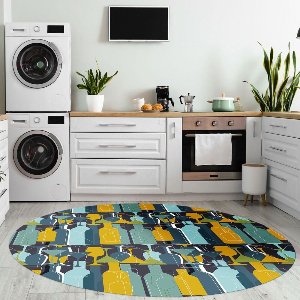 Dalyn Rug Company Kendall KE13 8&#39; Round Ink Area Rug, , large