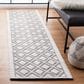 Safavieh Natura NAT475A 2"3" x 8" Ivory and Black Runner, , large