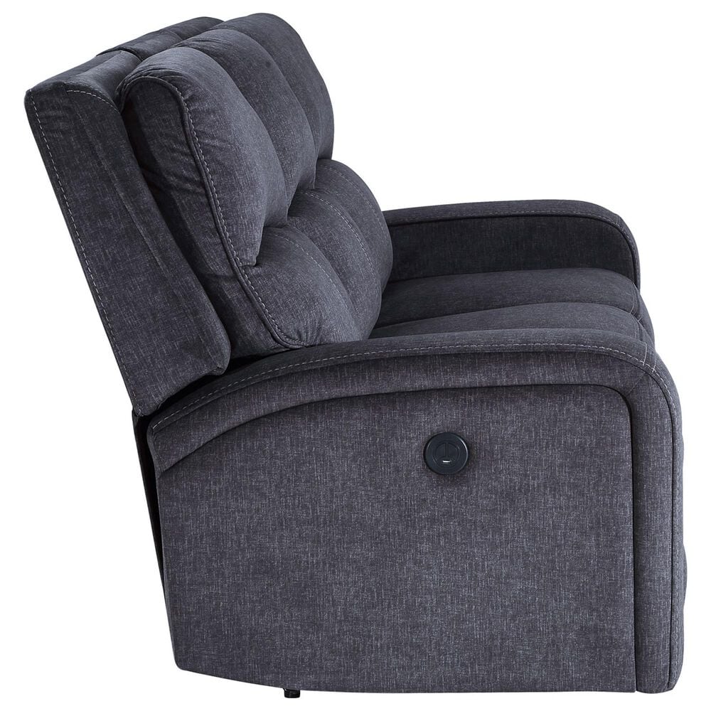 Steve Silver Lovell Power Reclining Sofa in Charcoal, , large