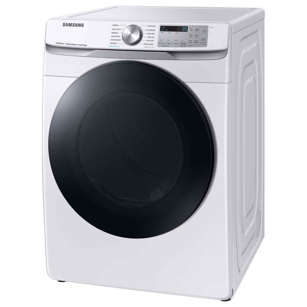 Samsung 7.5 Cu. Ft. Capacity Gas Dryer with Steam in White, , large