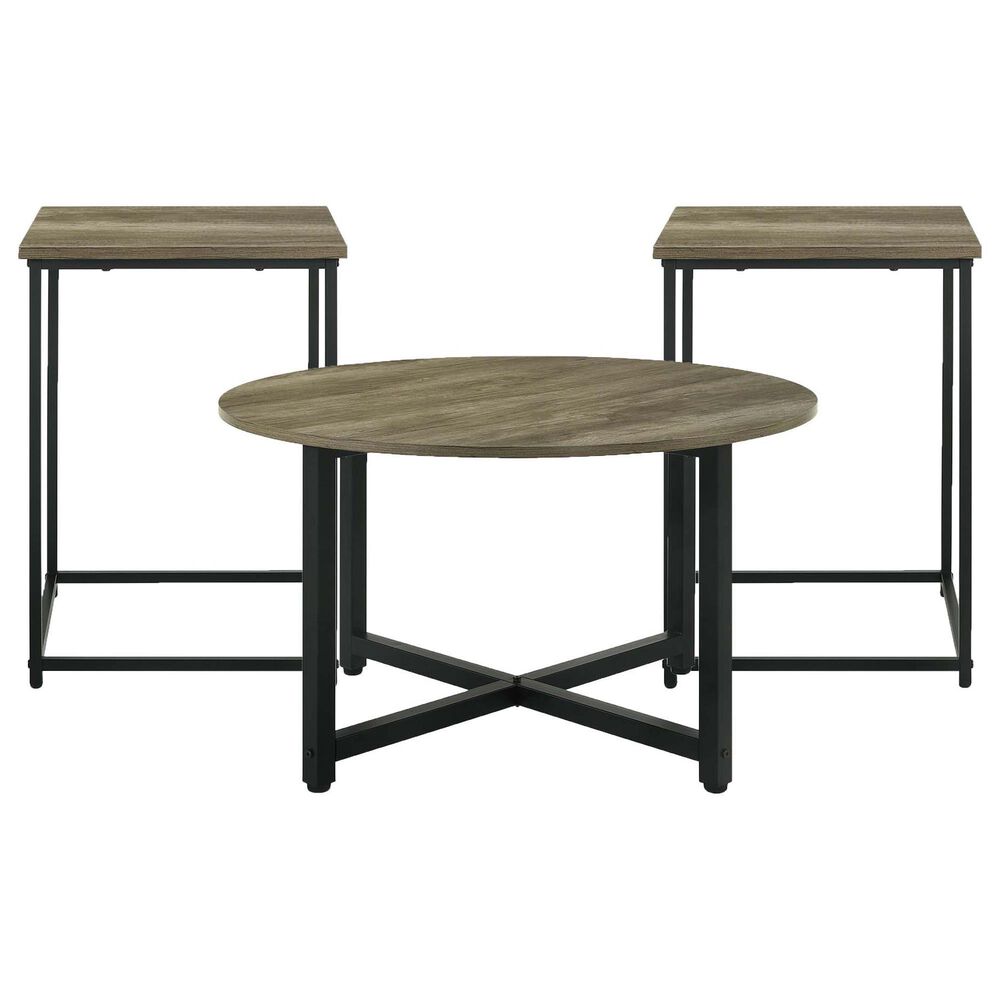 Mayberry Hill Tia 3-Piece Table Set in Brown and Black, , large