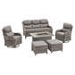 Sunwell Garden 6-Piece Fire Pit Set in Gray, , large