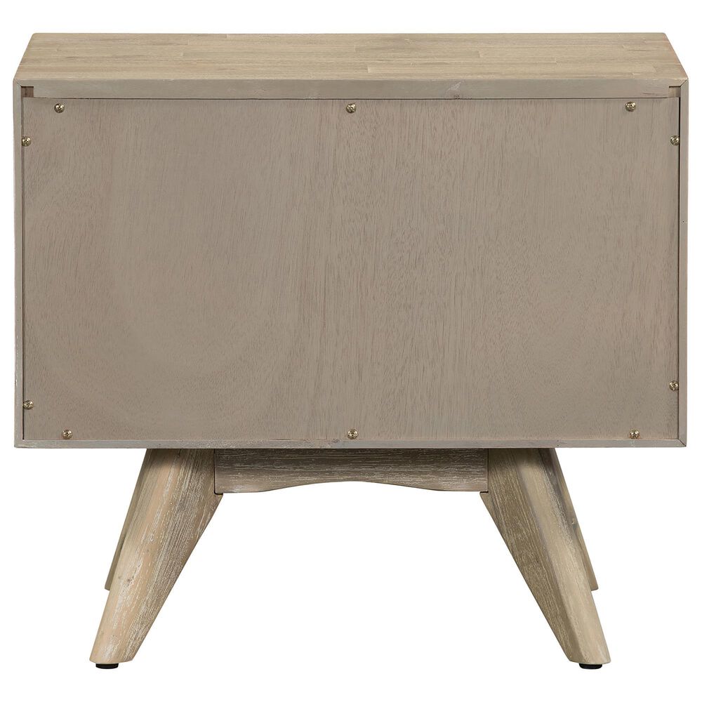 Blue River Baly 2 Drawer Nightstand in Gray Sandblast Summer/Black, , large