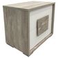 Mayberry Hill San Matteo 2-Drawer Nightstand in Ash Gray and White, , large
