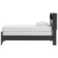 Ashley Broachmyn Twin Bookcase Bed in Black and Gray, , large