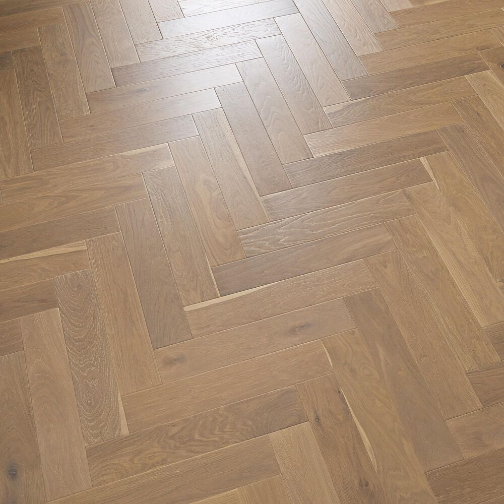 Karastan Gault Estate Herringbone Victorian Smoke Oak Engineered Hardwood, , large